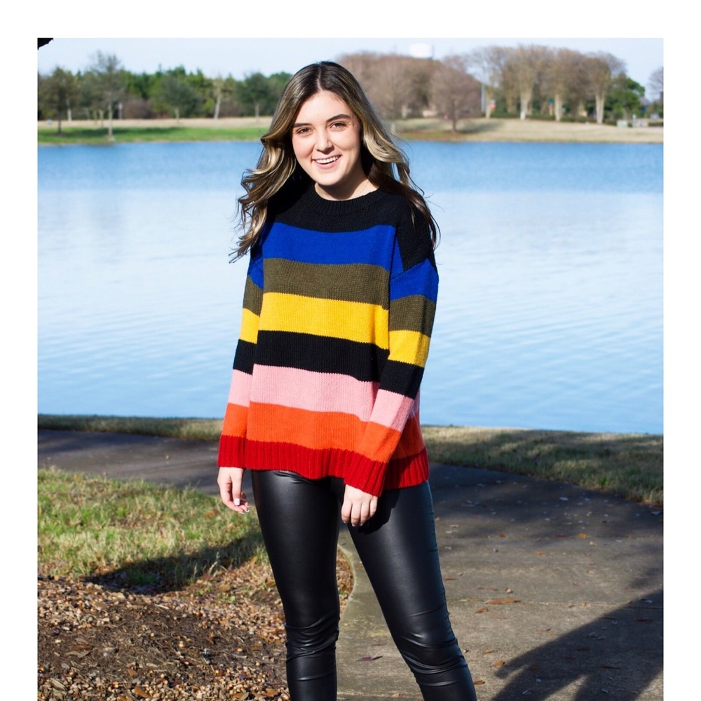 Color Me A Rainbow Sweater - Picture 3 of 3